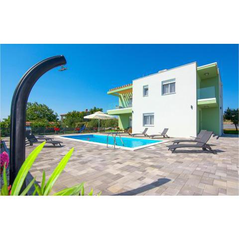 Stunning home in Vrsi w/ Outdoor swimming pool, WiFi and 3 Bedrooms